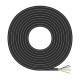 AISENS Cable de Red Exterior Impermeable RJ45 Cat.6 UTP Rígido CCA AWG23, Negro, 100M